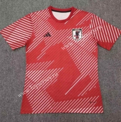 Pre-match 2022-2023 World Cup Japan Red Thailand Training Soccer Jersey AAA