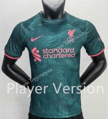 Player Version 2022-2023 Liverpool 2nd Away Green Thailand Soccer Jersey AAA-888