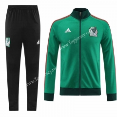 2022-2023 Mexico Green Thailand Soccer Jacket Uniform -LH