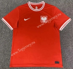 2022-2023 Poland Away Red Thailand Soccer Jersey AAA-512