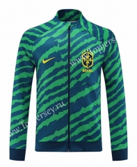 2022-2023 Brazil Green Thailand Soccer Jacket -LH