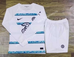 2022-2023 Chelsea Away White LS Soccer Uniform-709