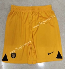 2022-2023 Netherlands Home Orange Thailand Soccer Shorts