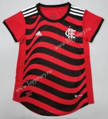 2022-2023 Flamengo 2nd Away Red&Black Women Thailand Soccer Jersey AAA-908