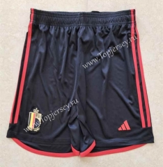 2022-2023 Belgium Home Black Thailand Soccer Shorts