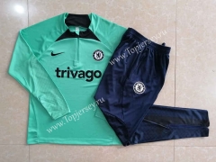2022-2023 Chelsea Green Thailand Soccer Tracksuit-815