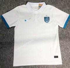 2022-2023 England White Thailand Polo Shirt-2044