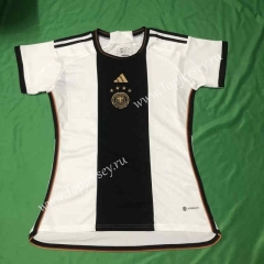 2022-2023 Germany Home White Women Thailand Soccer Jersey AAA-6032