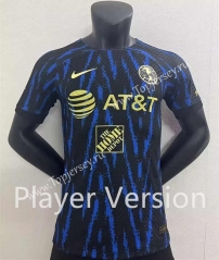 Player Version 2022-2023 Club America Away Blue&Black Thailand Soccer Jersey AAA-9470
