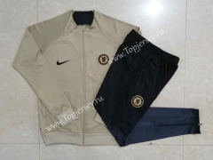 2022-2023 Chelsea Earth-Yellow Thailand Soccer Jacket Unifrom -815