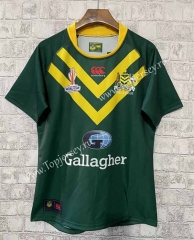2022-2023 World Cup Australia Green Thailand Rugby Shirt