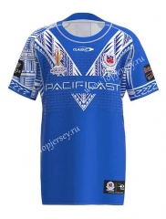 2022-2023 World Cup Samoa Home Blue Thailand Rugby Shirt