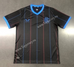 2022-2023 Rangers Black Thailand Soccer Jersey AAA