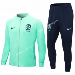 2022-2023 Brazil Green Thailand Soccer Jacket Uniform -411
