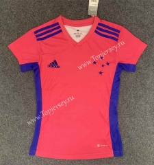 2022-2023 Special Version Cruzeiro EC Pink Women Thailand Soccer Jersey AAA-C1046