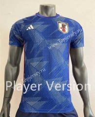Player Version 2022-2023 World Cup Japan Home Blue Thailand Soccer Jersey AAA-518