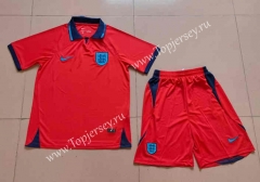2022-2023 England Away Red Soccer Uniform-718