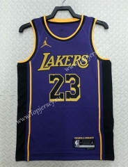2022-2023 Jordan Limited Version Los Angeles Lakers Purple #23 NBA Jersey-311