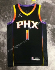 2022-2023 Jordan Limited Edition Phoenix Suns Black #1 NBA Jersey-311