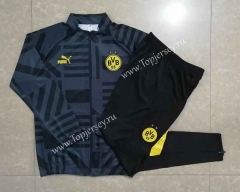 2022-2023 Borussia Dortmund Black&Gray Thailand Soccer Jacket Uniform-815