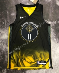 2022-2023 City Edition Golden State Warriors Black #11 NBA Jersey-311