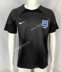 2022-2023 England Goalkeeper Black Thailand Soccer Jersey AAA-503