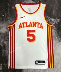 Atlanta Hawks White #5 NBA Jersey-311