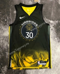 2022-2023 City Edition Golden State Warriors Black #30 NBA Jersey-311