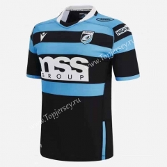 2022-2023 Cardiff Away Blue&Black Thailand Rugby Shirt