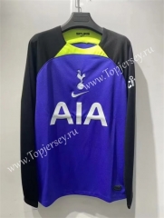 2022-2023 Tottenham Hotspur Away Purple LS Thailand Soccer Jersey AAA