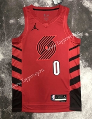 2022-2023 Jordan Limited Version Portland Trail Blazers Red #0 NBA Jersey-311
