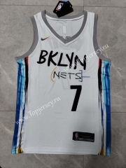 2022-2023 City Edition Brooklyn Nets White #7 NBA Jersey-1380