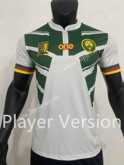 Player Version 2022-2023 Cameroon White Thailand Soccer Jersey AAA-SJ
