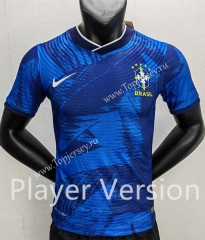 Player Version 2022-2023 Special Version Brazil Blue Thailand Soccer Jersey AAA-888