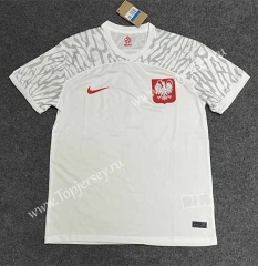 2022-2023 Poland Home White Thailand Soccer Jersey AAA-3066