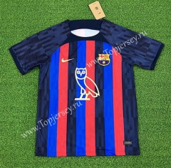(S-4XL)2022-2023 Special Version Barcelona Home Red&Black&Blue Thailand Soccer Jersey AAA-403