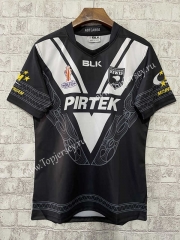 2022-2023 World Cup New Zealand Warriors Black Thailand Rugby Jersey