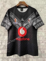 2022-2023 Fiji Black Rugby Shirt