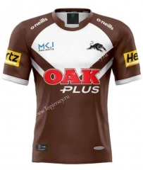 2022-2023 Panthers Brown Training Thailand Rugby Jersey