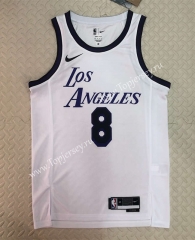 2022-2023 City Edition Los Angeles Lakers White #8 NBA Jersey-311