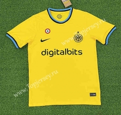 （S-4XL）2022-2023 Inter Milan 2nd Away Yellow Thailand Soccer Jersey AAA-403