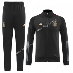 2022-2023 Germany Black Thailand Soccer Jacket Unifrom-LH