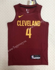 2022-2023 Cleveland Cavaliers Away Red #4 NBA Jersey-311