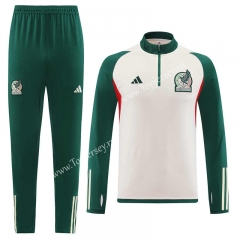 2022-2023 Mexico Beige Thailand Soccer Tracksuit -LH