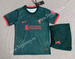 2022-2023 Liverpool 2nd Away Green Soccer Uniform-SJ