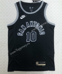 2022-2023 Retro Version San Antonio Spurs Black #10 NBA Jersey-311
