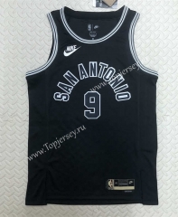 2022-2023 Retro Version San Antonio Spurs Black #9 NBA Jersey-311