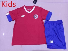 2022-2023 Costa Rica Home Red Kids/Youth Soccer Uniform-507