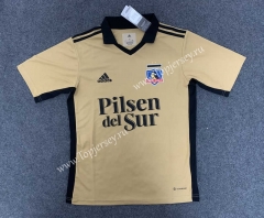 2022-2023 Colo-Colo 2nd Away Khaki Thailand Soccer Jersey AAA-GB