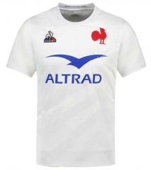 2022-2023 France Away White Thailand Rugby Shirt